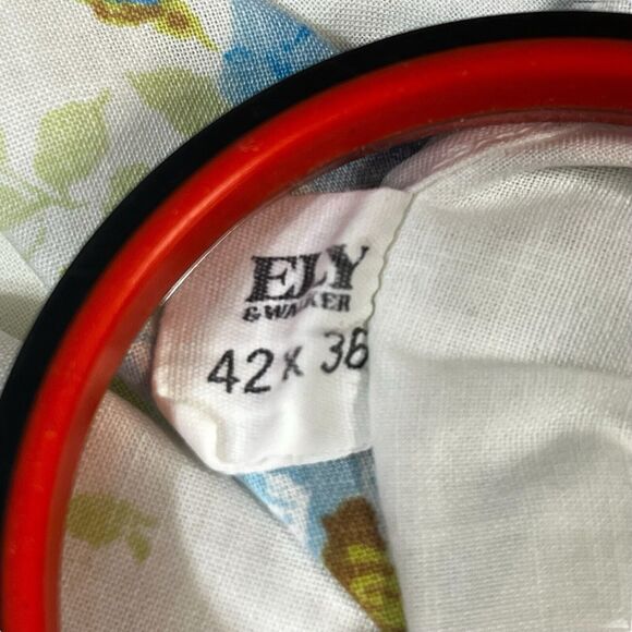 Set 2 Vintage Ely & Walker Pillowcases Blue Roses Floral Muslin Cotton Blend - Picture 6 of 6